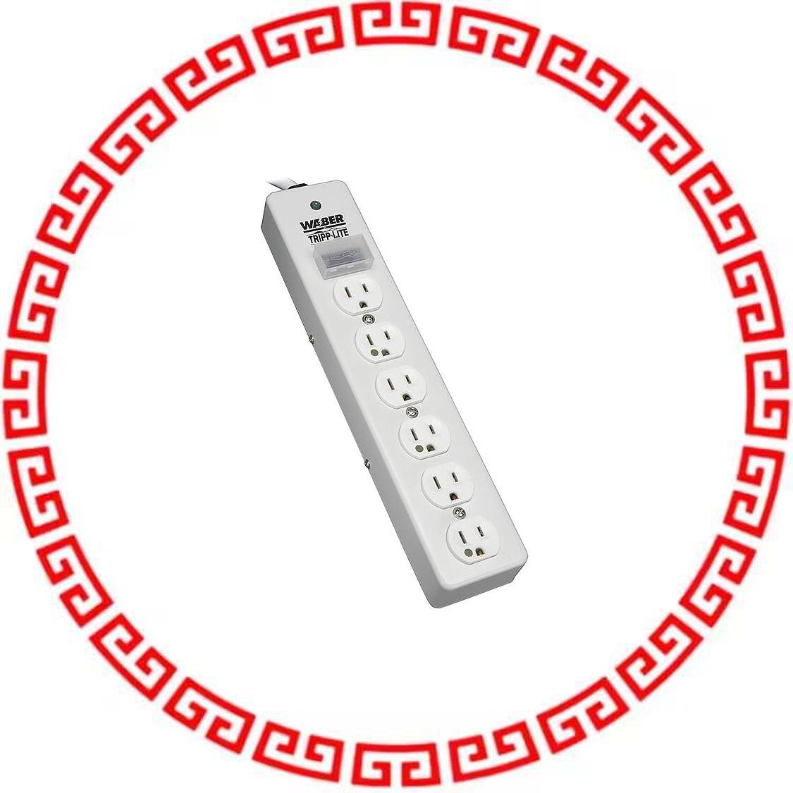 SPS-615-HG SURGE SUPP 6OUT 15'CORD HOSP GRD