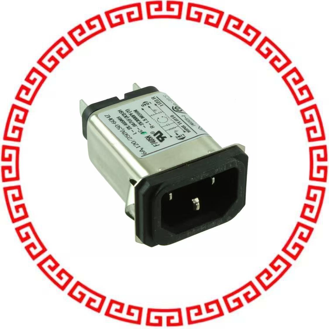 6EBS1 PWR ENT RCPT IEC320-C14 PANEL QC