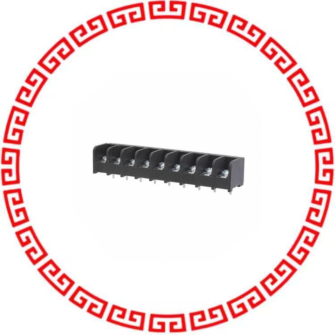 6PCV-09-007 CONN BARRIER STRIP 9CIRC 0.375