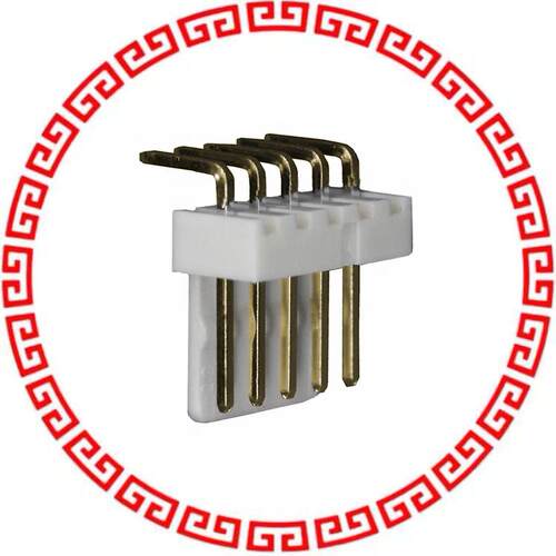14192 CONN HEADER RT ANG 5POS PCB