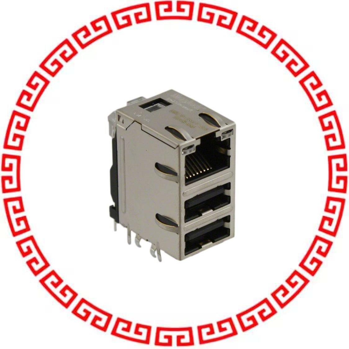 08C2-1X1T-03 CONN MAGJACK 1PORT 100 BASE-T