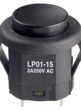 LP0115CMKW01A《SPDT ON-(ON) 3A BLK SNAP-IN MOUNT》