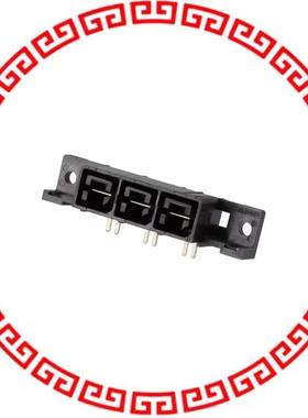 556882-3 CONN RCPT 3POS 11.18MM R/A SLDR