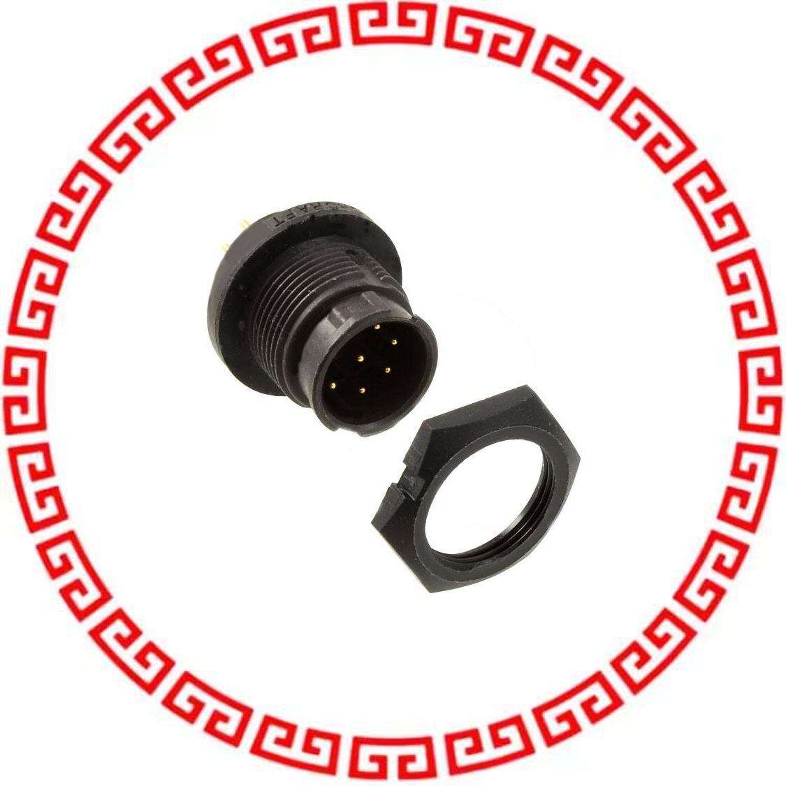 EN3P8MPX CONN RCPT MALE 8POS GOLD SOLDER