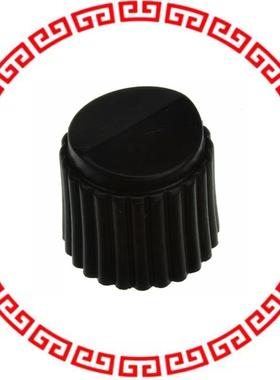 11K5029-JCNB KNOB PLASTIC 1/8 DIA BLACK