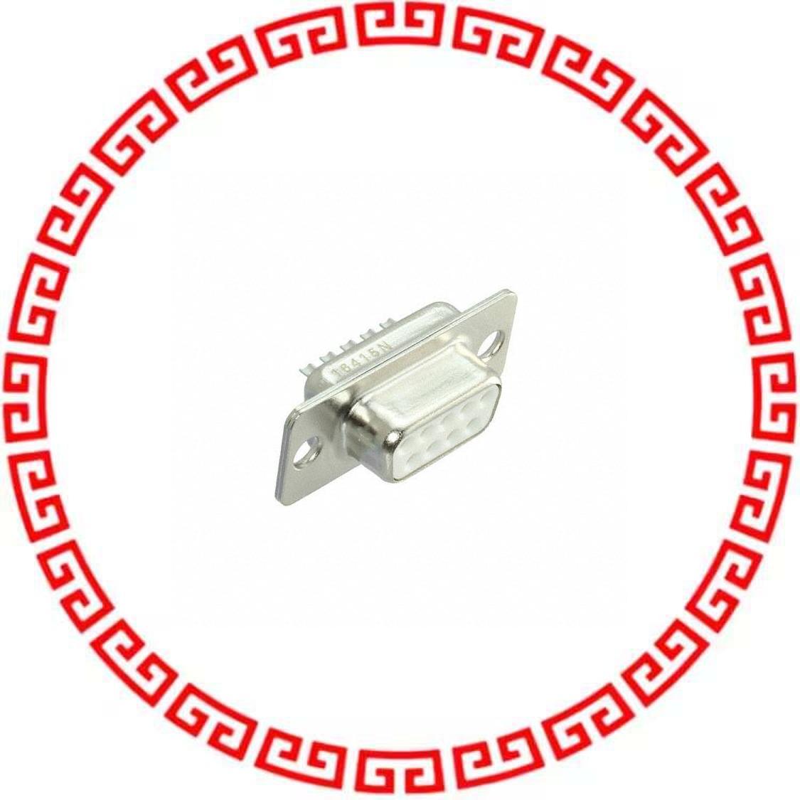 XM3D-0921 CONN DSUB RCPT 9POS STR SLDR CUP