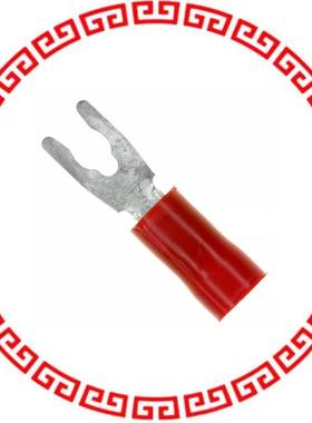 52947 CONN SPADE TERM 16-22AWG #4 RED