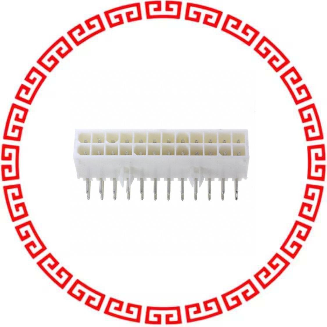 1-794108-0 CONN HEADER 24PS R/A DL .163 TIN