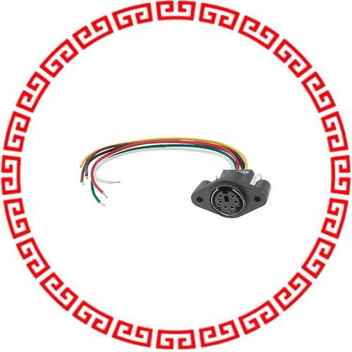 MD-60PL100 CONN RCPT FMALE MINI DIN 6P WIRE