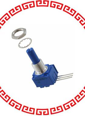 91A1A-B28-D15L POT 10K OHM 1/2W PLASTIC LOG