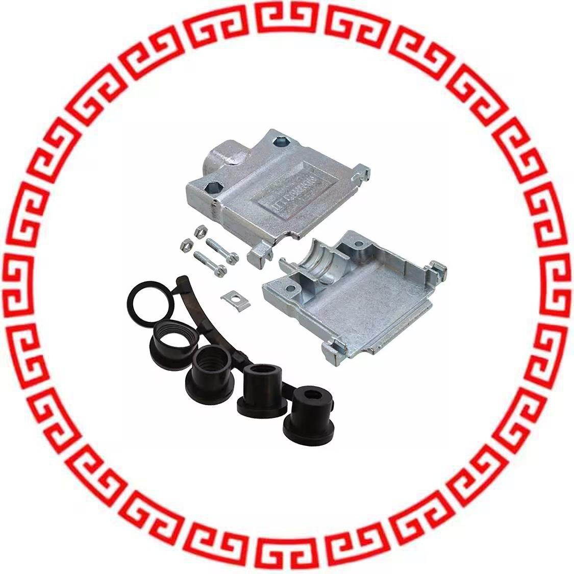 980-2000-347 BACKSHELL EMI DB25 DIE CAST ZINC