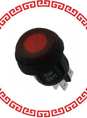 GRB244B802BR1 SWITCH ROCKER DPST 20A 12V