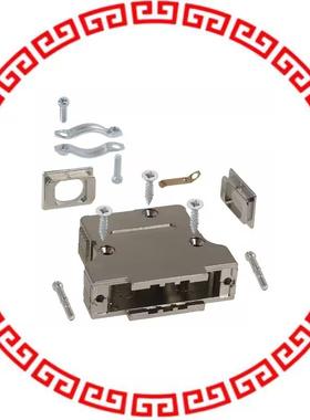 982-025-020R121 CONN BACKSHELL DB25 SHL MTL PLST