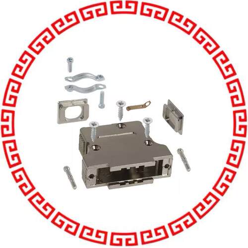 982-025-020R121 CONN BACKSHELL DB25 SHL MTL PLST