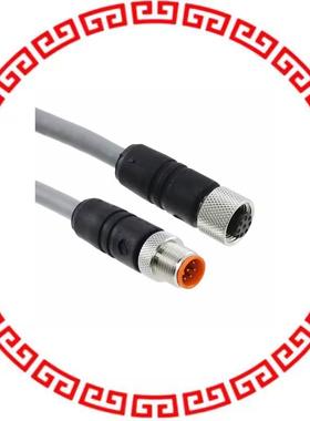 DR08AR128 SL356 CBL FMALE TO MALE 8P SHLD 3.28'