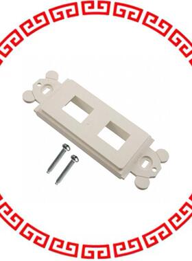 NK2RMFIW MOD FRAME SNGL GANG 2PORT WHITE