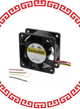 9WL0612P4S001 FAN 60X25MM 12VDC IP68 RBLS
