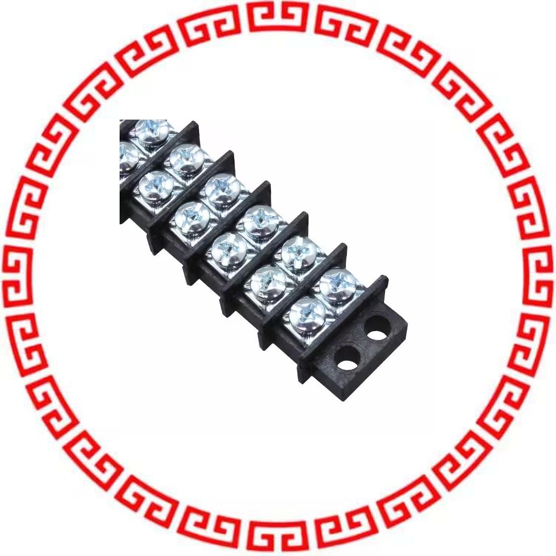 1509W CONN BARRIER STRIP 9CIRC 0.375