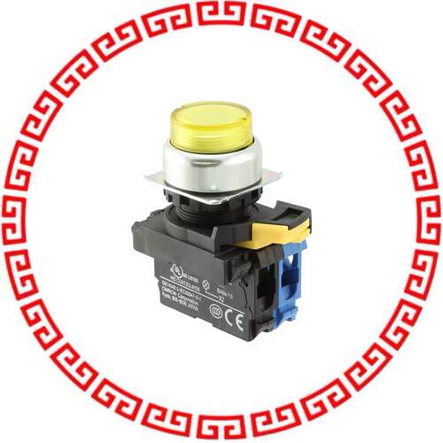 A22NL-RPA-TYA-G100-YD SWITCH PUSH SPST-NO 10A 12