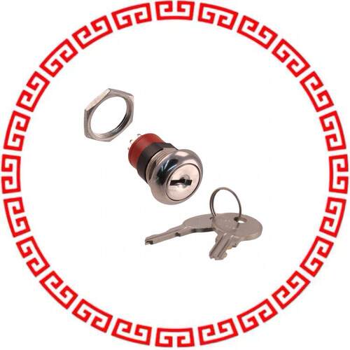 Y108122A203NQ SWITCH KEYLOCK 2POS SPDT 4A 125V