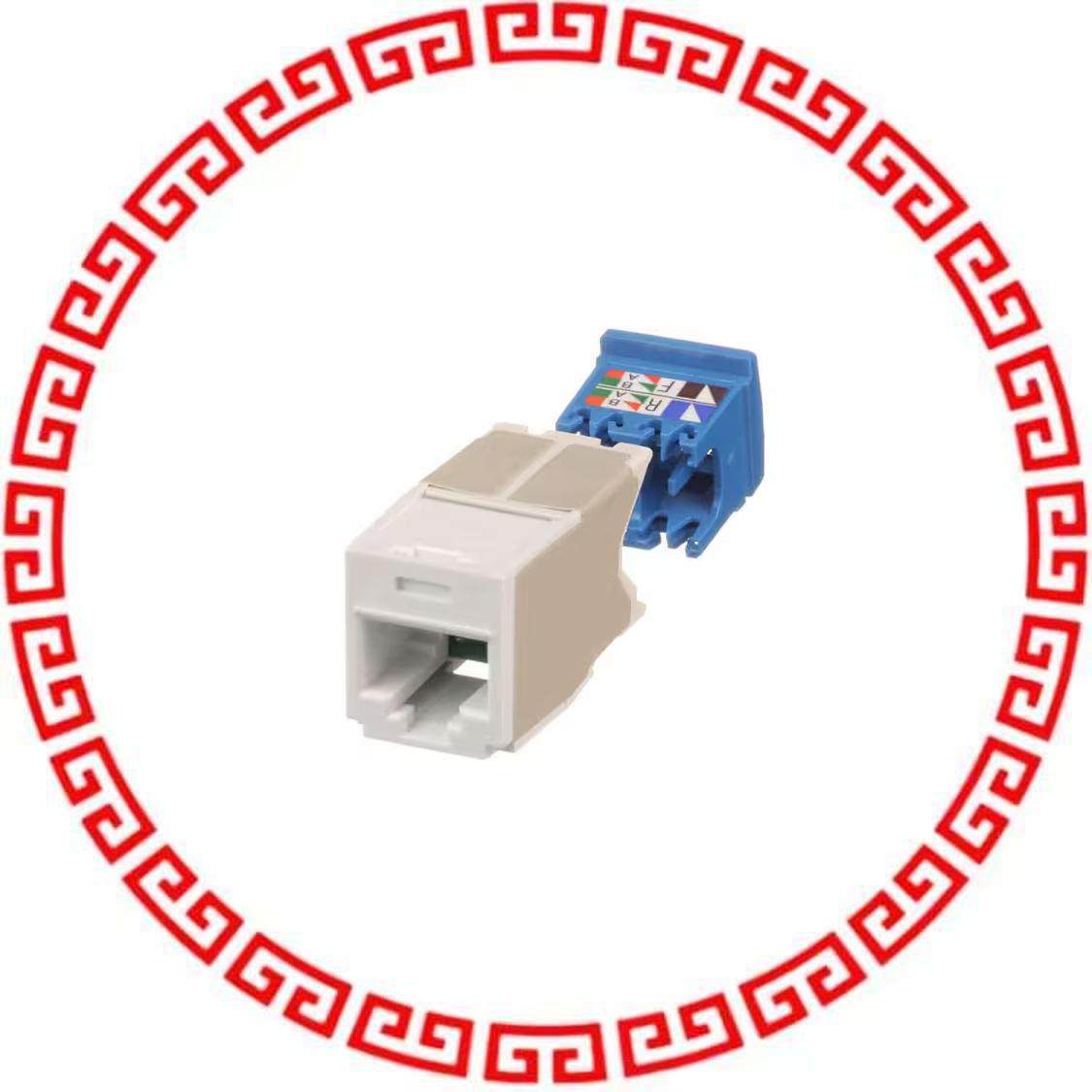 CJ6X88TGWH CATEGORY 6A, RJ45, 10 GB/S, 8-PO