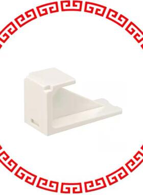 CMBWH-L BLANK MODULE, 1 PORT, WHITE, 50