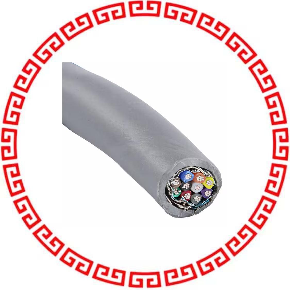 6334 SL005 CABLE 10COND 24AWG SHLD 100'