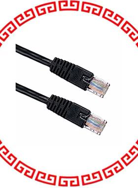 N002-007-BK CABLE MOD 8P8C PLUG-PLUG 7'