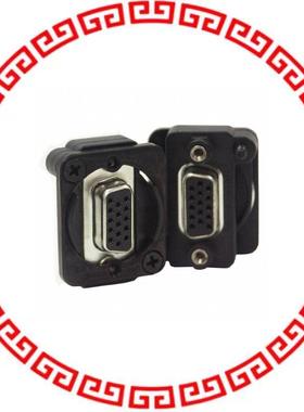 EHHD15FFB CONN DSUB 15PIN FMAL-FMAL BLACK