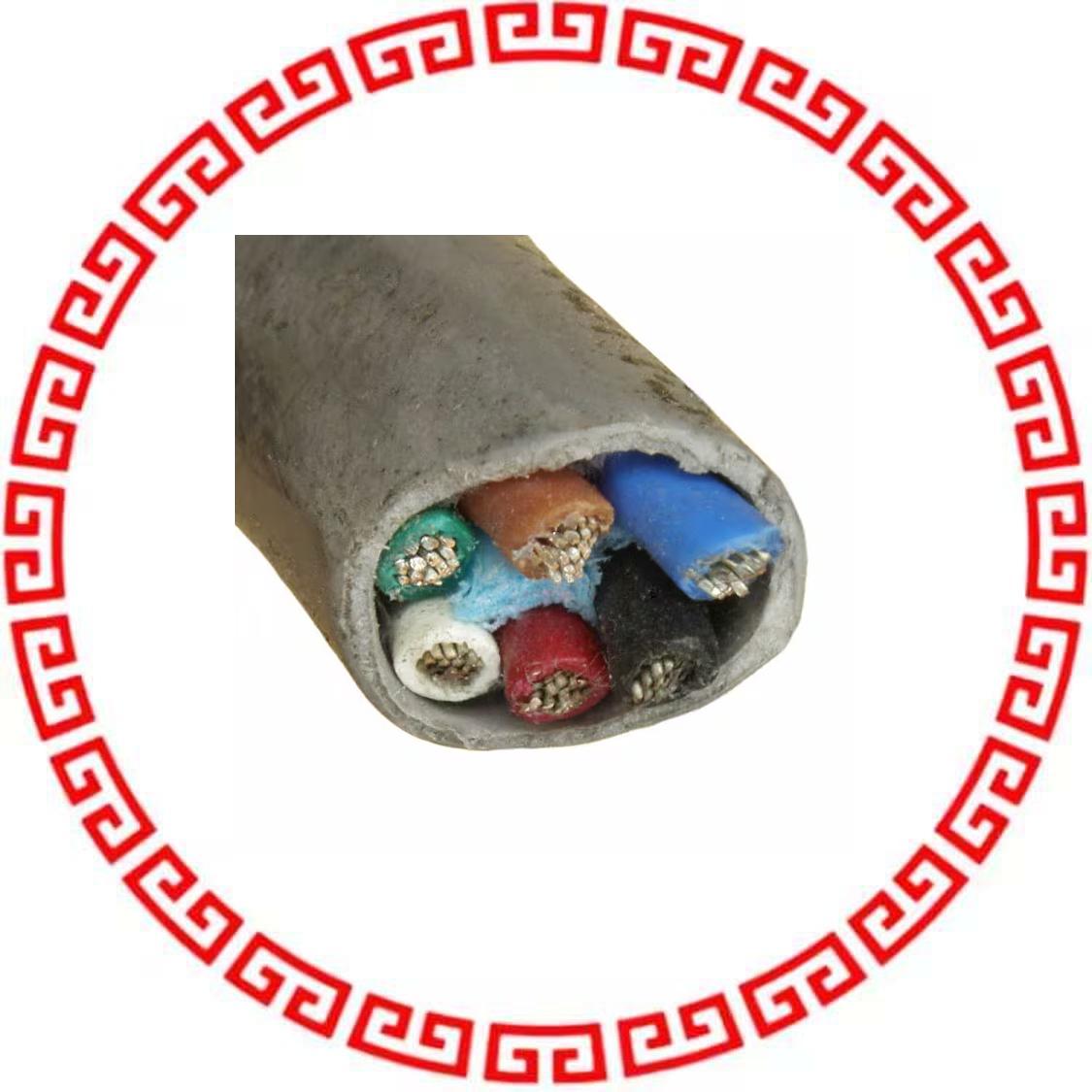 882206 SL005 CABLE 6COND 22AWG SLATE 100'