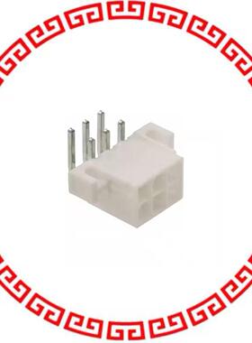 39291067 CONN HEADER 6POS DL R/A TIN