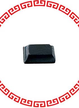 RBS-20BK BUMPER SQU 0.402L X 0.402W BLK