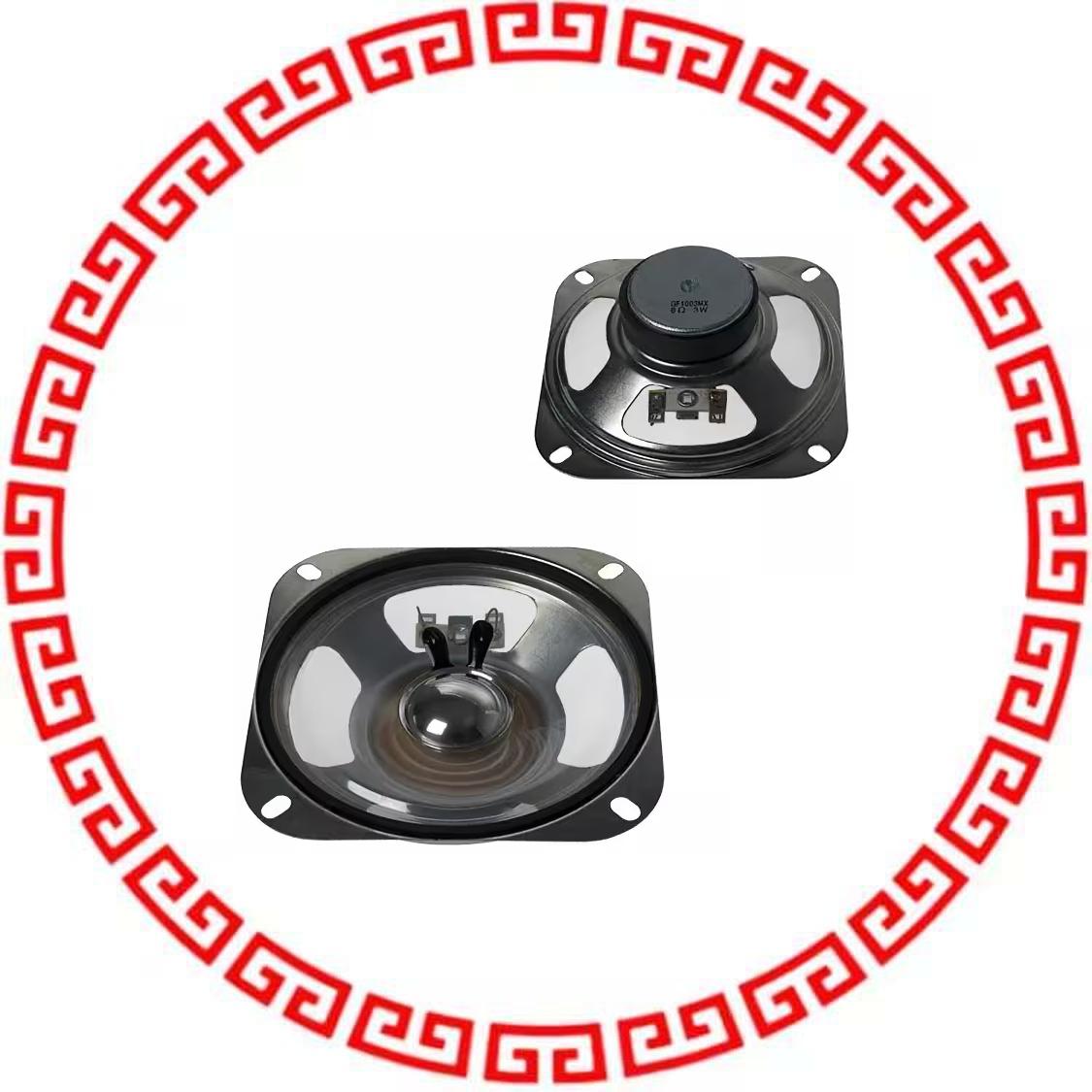 GF1003M SPEAKER 8OHM 3W TOP PORT 93DB