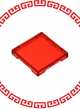 5.49075.0151306 CONFIG SWITCH LENS RED SQUARE