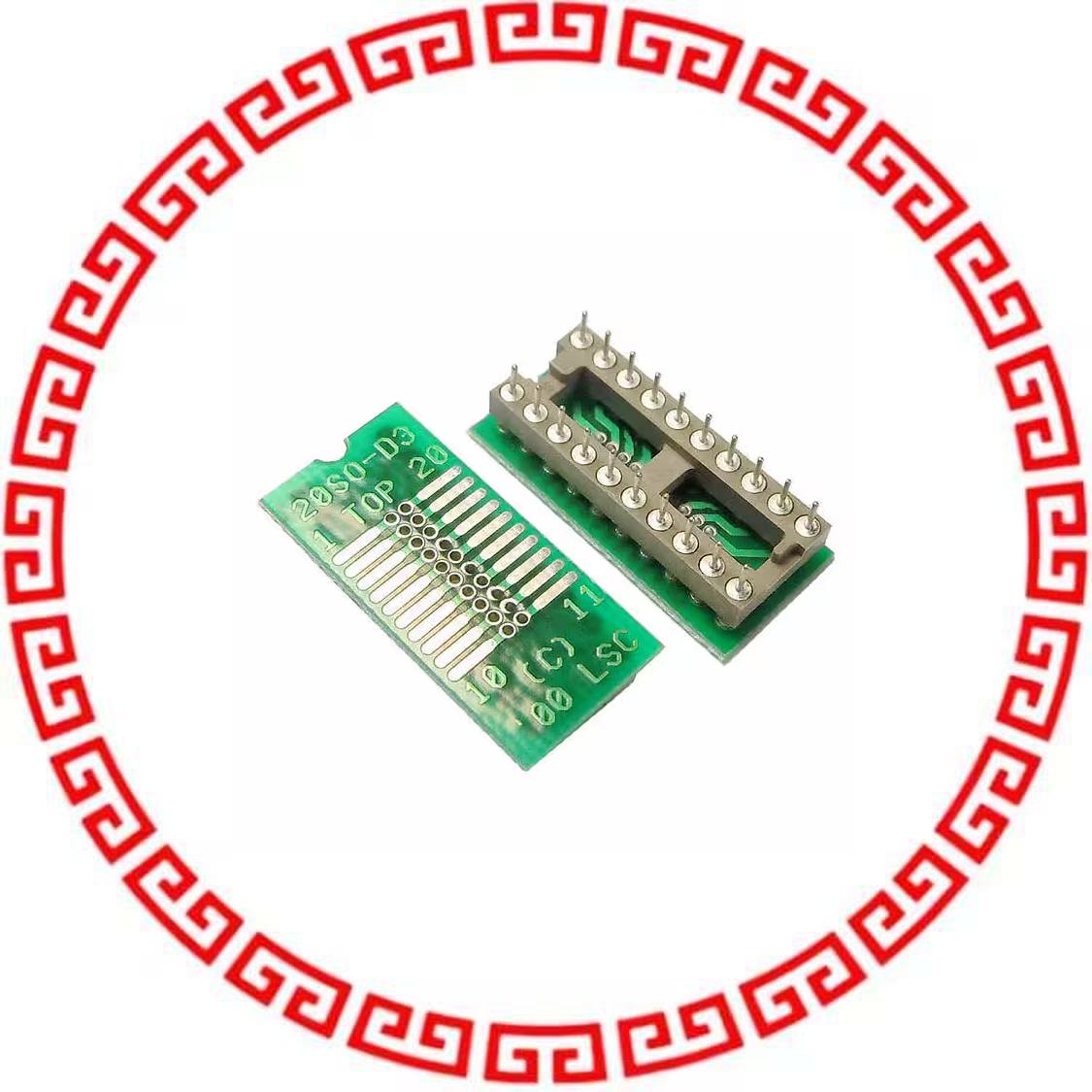 PA-SOD3SM18-20 SOCKET ADAPTER SOIC TO 20DIP