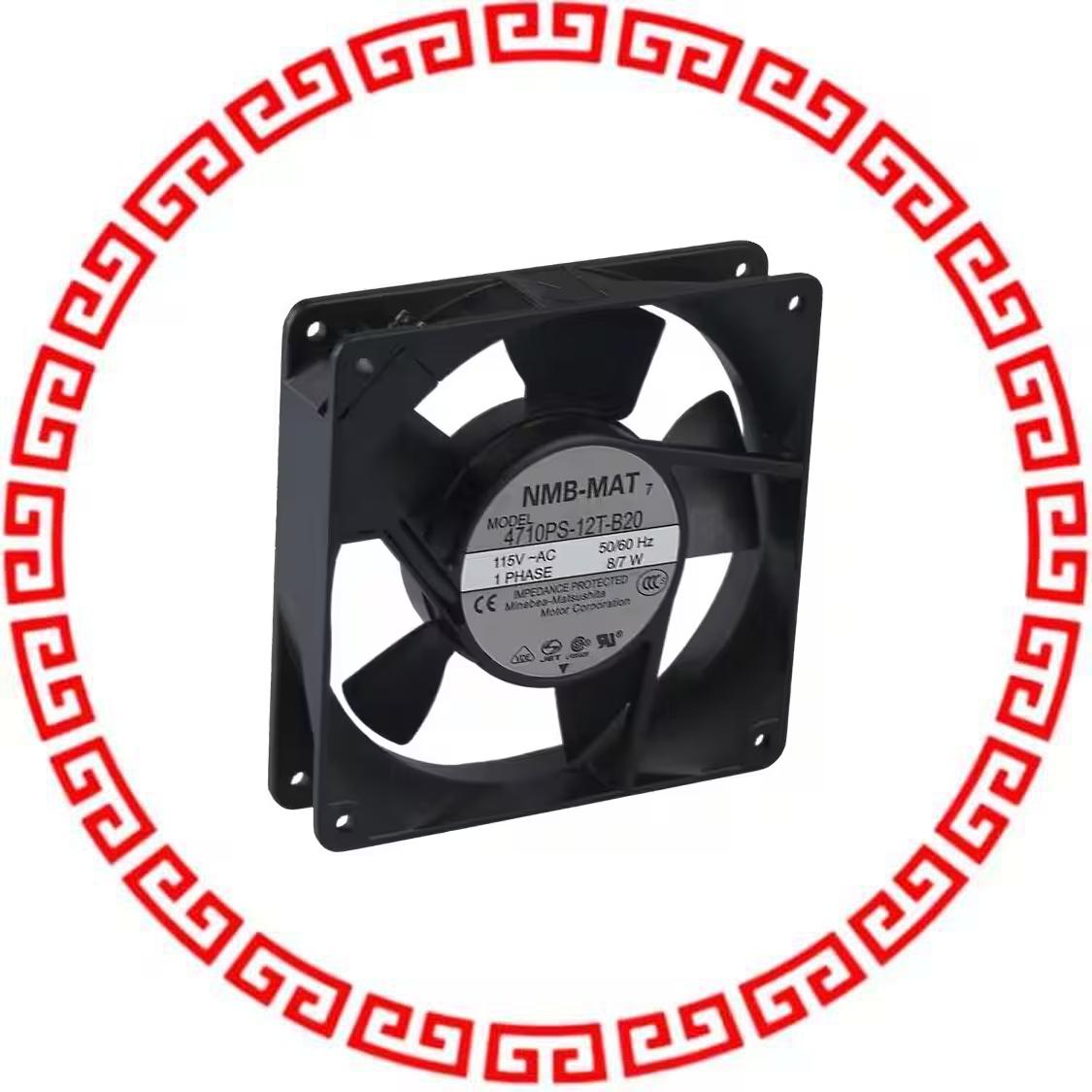 4710PS-12T-B20-A00 FAN AXIAL 119X25.5MM 115VAC T