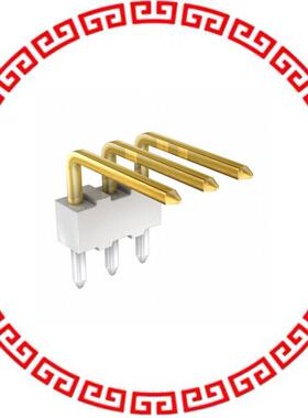 22-12-2031 CONN HEADER 3POS .100 R/A GOLD