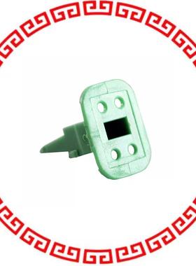 AW4S CONN PLUG WEDGE 4POS GREEN