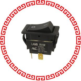 20A RVW41D1121 SPST ROCKER 125V SWITCH
