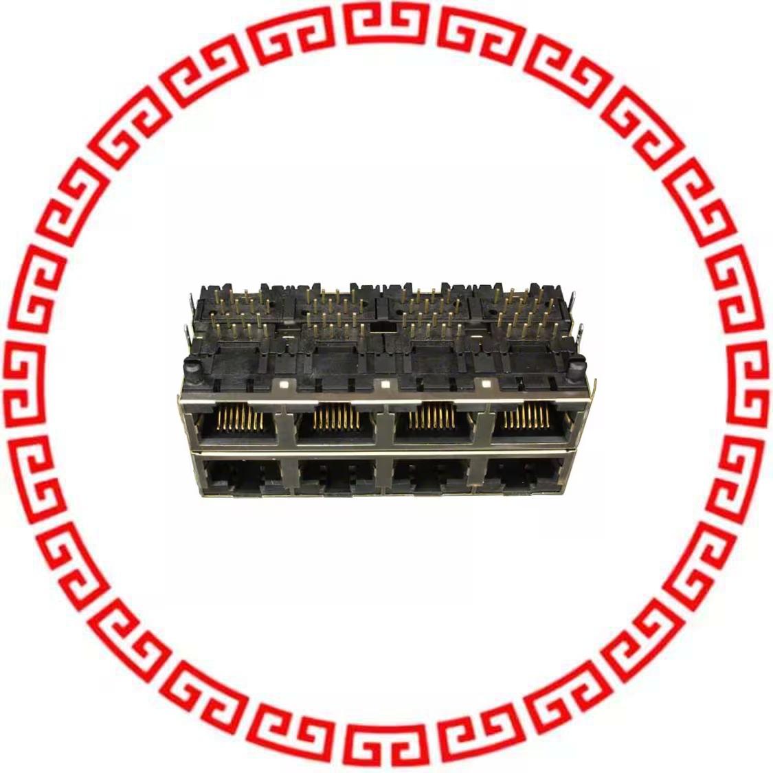 RJSAE538008 CONN MOD JACK 8P8C R/A SHIELDED