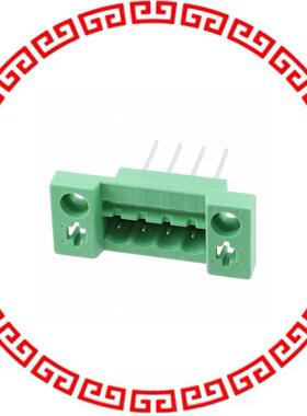 707905 TERM BLK HEADER 4POS GREEN
