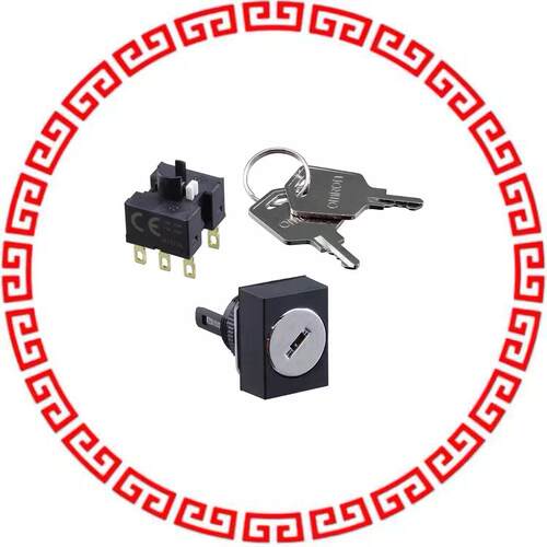 A165K-J2AL-2 SWITCH KEYLOCK 2POS DPDT 5A 125V