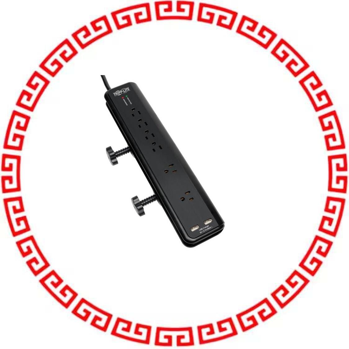 TLP606DMUSB SURGE PROTECT STRIP USB 6 OUT 6'