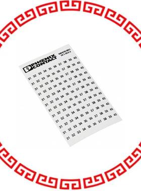 0804293:0031 ADHESIVE MARKER CARD 31-40