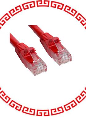 MP-64RJ45UNNR-004 CABLE MOD 8P8C PLUG-PLUG 4'