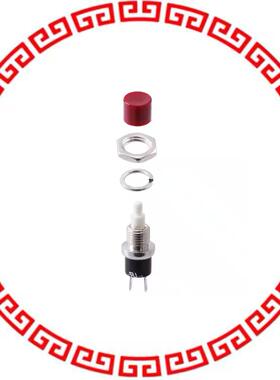 PS1024ARED SWITCH PUSH SPST-NO 3A 125V