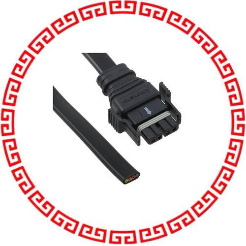 SSL12-P4LP0-M20H01 CABLE 4POS PLUG 1M