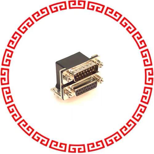 189-015-413R571 CONN D-SUB PLUG/RCPT 15POS R/A