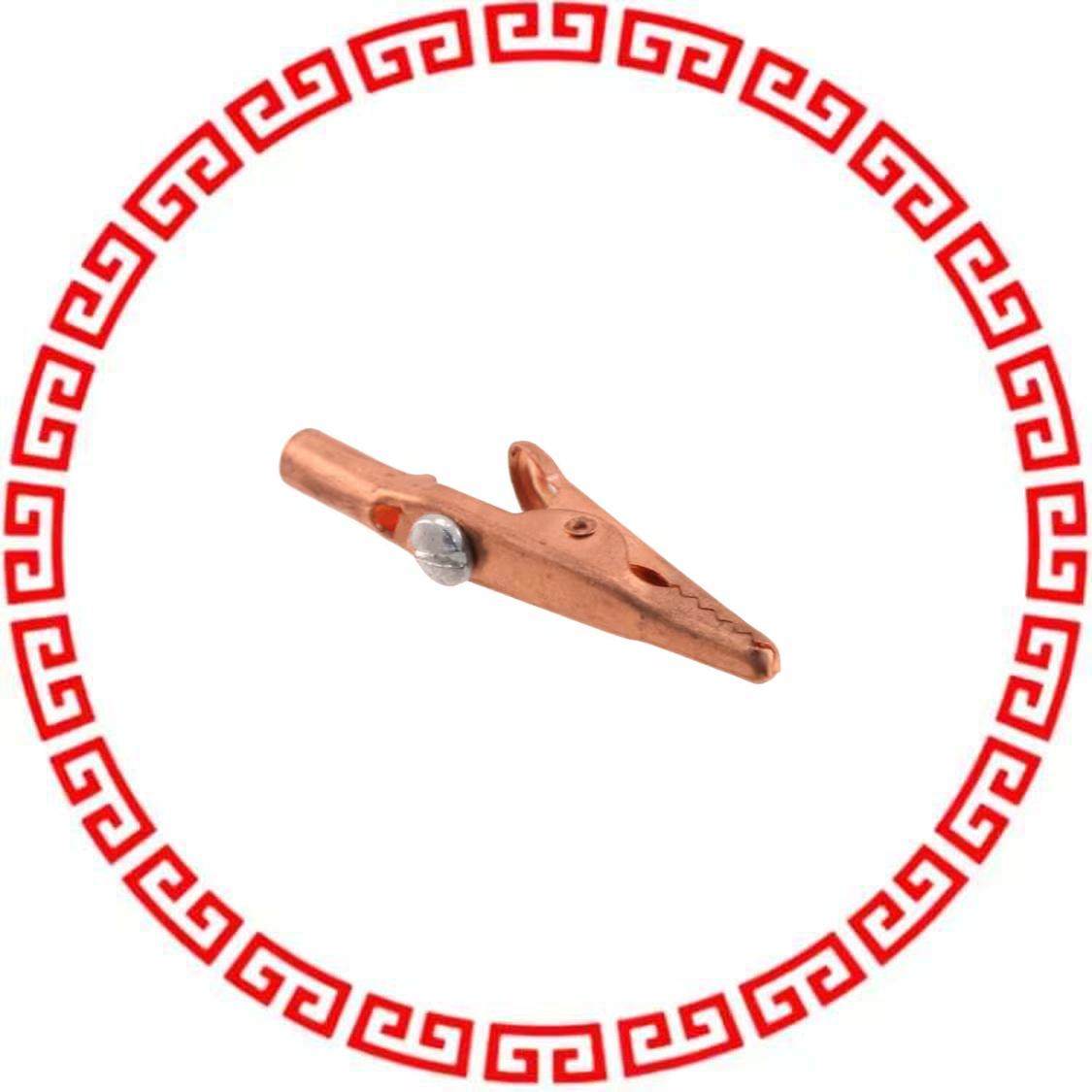 BC60AC GATOR CLIP COPPER NON-INSUL 10A