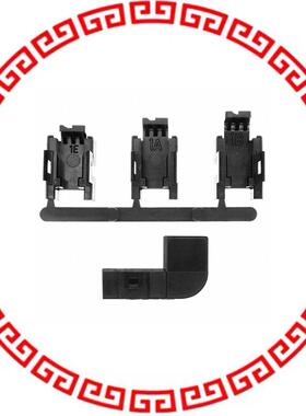 745550-1 CONN CABLE CLAMP COVER 90DEG DB9
